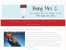 Tablet Screenshot of beingmrsc.com